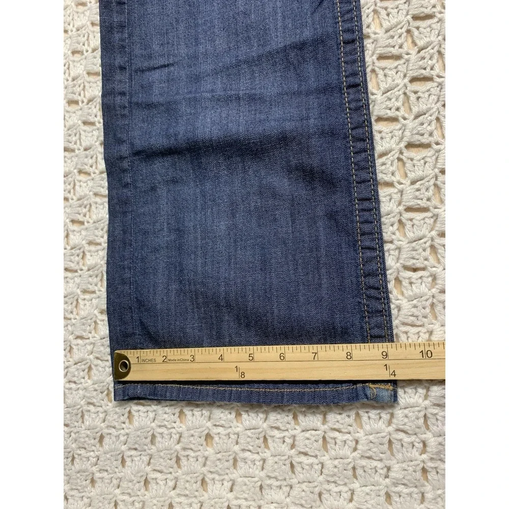 Vtg True Religion Jeans Men Tag 34 Apprx W36 L33  Blue Denim Bootcut Made in USA